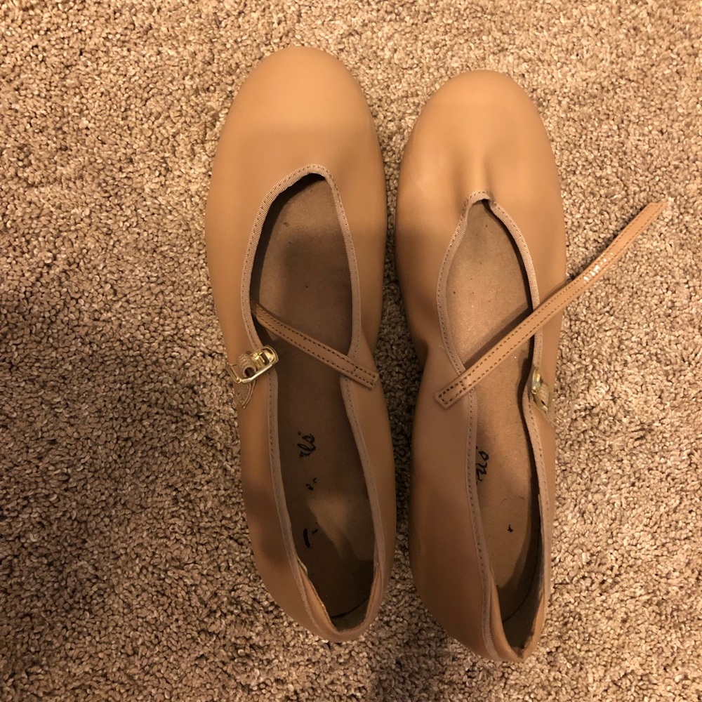 Gently worn tap shoes